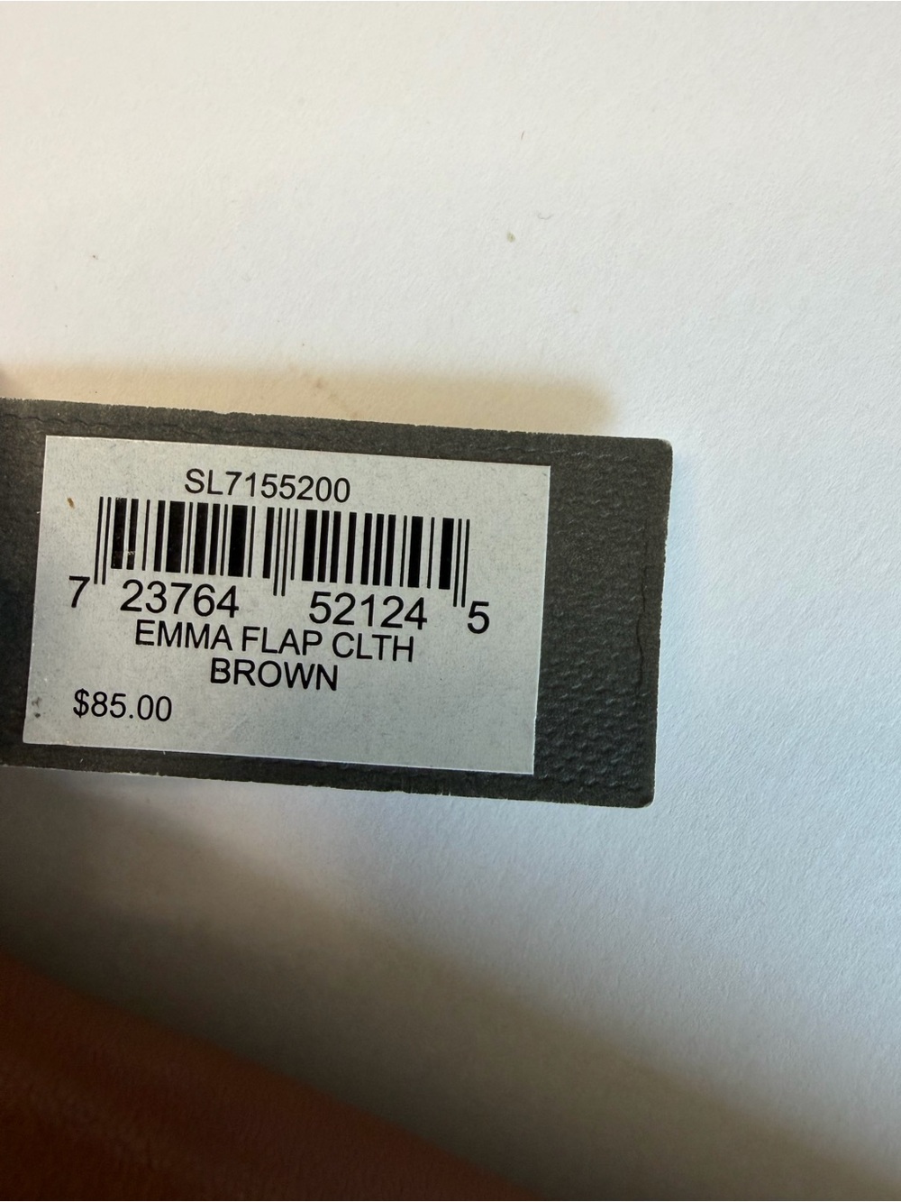 NWT Fossil Brown Leather Trifold Wallet - Picture 2 of 5